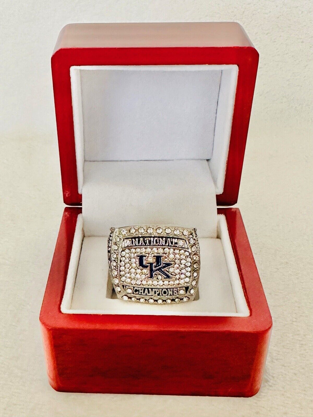 2012 Kentucky Wildcats 18k GP Brass Championship Ring W Box, Ships From US - EB Sports Champion's Cache