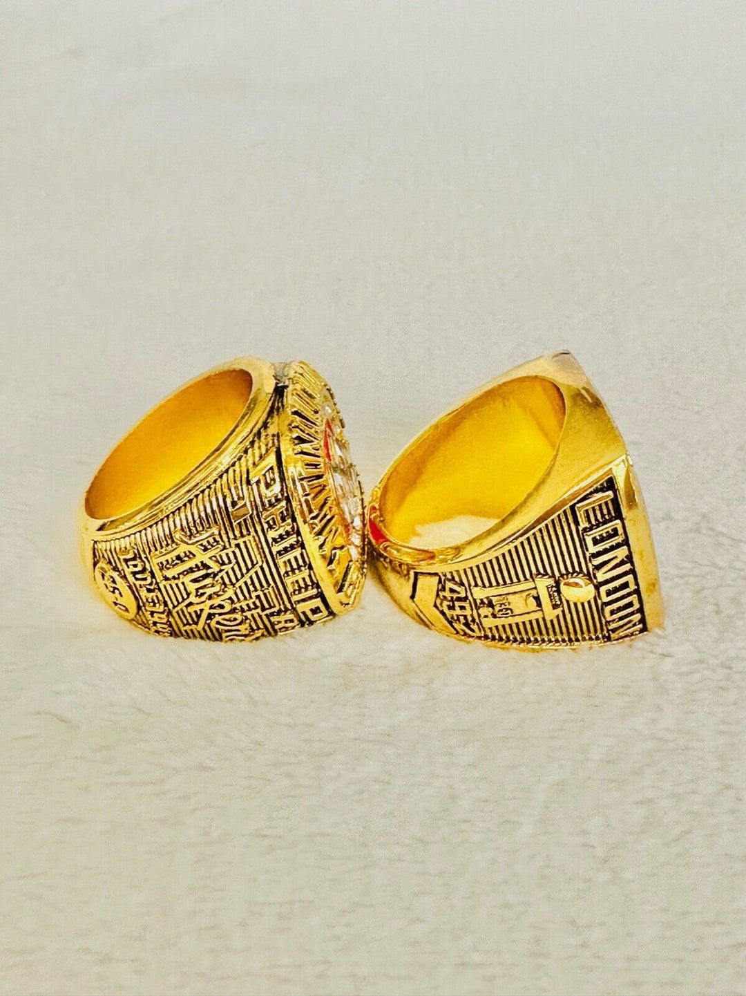 2 PCS Nebraska Cornhuskers 18k GP Championship Ring, US SHIP 1995/97 - EB Sports Champion's Cache