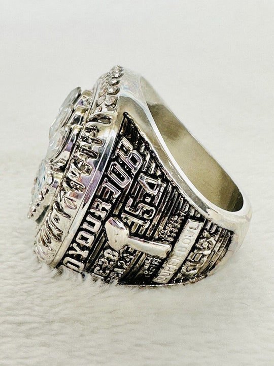 2014 New England Patriots Championship Ring Silver Plated, Brady, US SHIP - EB Sports Champion's Cache