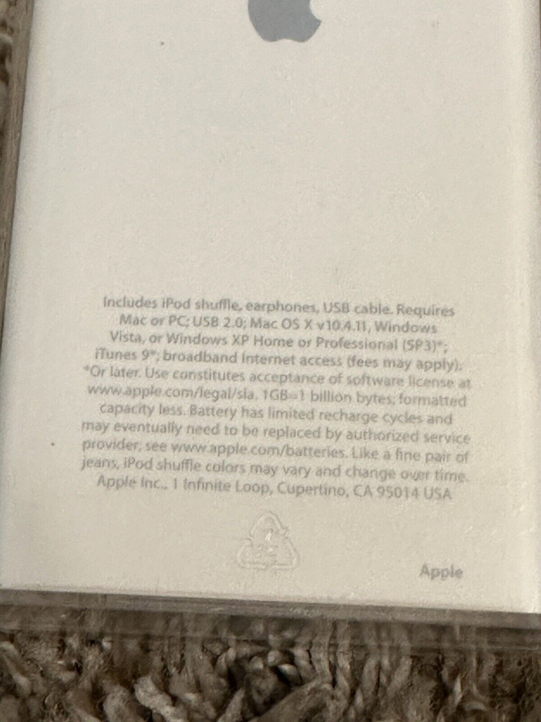 Apple Ipod Shuffle 3rd Generation 2GB Blue MC381LL/A A1271 - EB Sports Champion's Cache