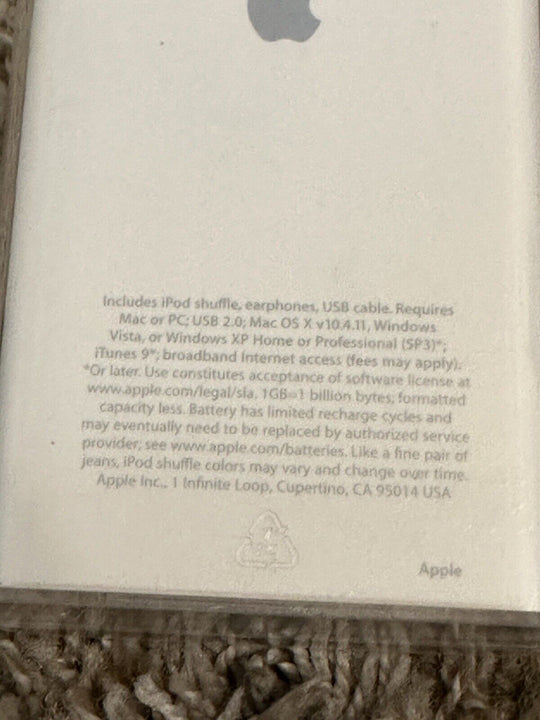 Apple Ipod Shuffle 3rd Generation 2GB Blue MC381LL/A A1271 - EB Sports Champion's Cache