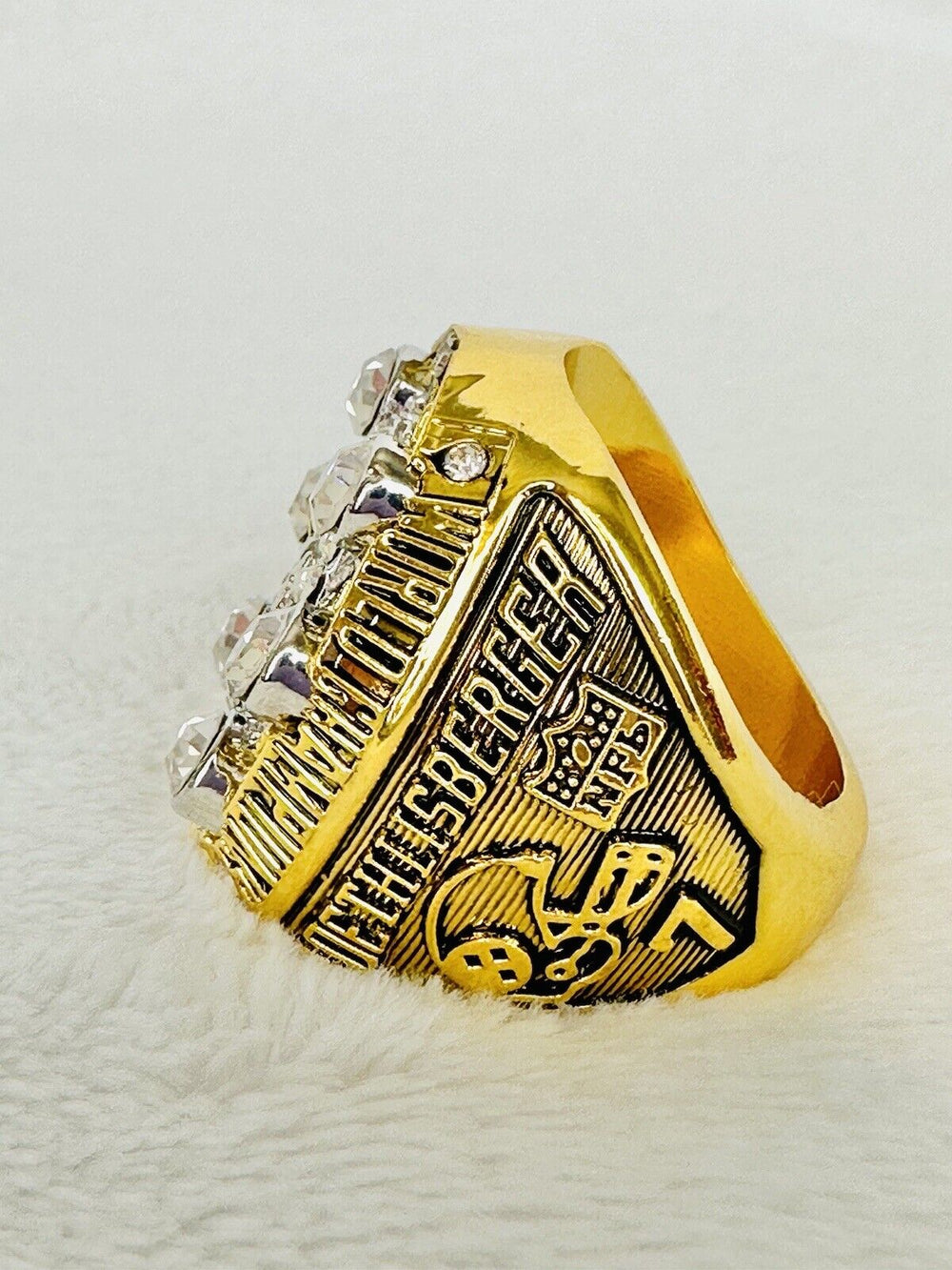 2008 Pittsburgh Steelers Ring - Super Bowl Championship Replica, USA SHIP - EB Sports Champion's Cache