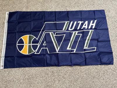 Jazz Flag 3X5 Utah Man Cave Banner American Basketball Fast USA Shipping 3 x 5 - EB Sports Champion's Cache