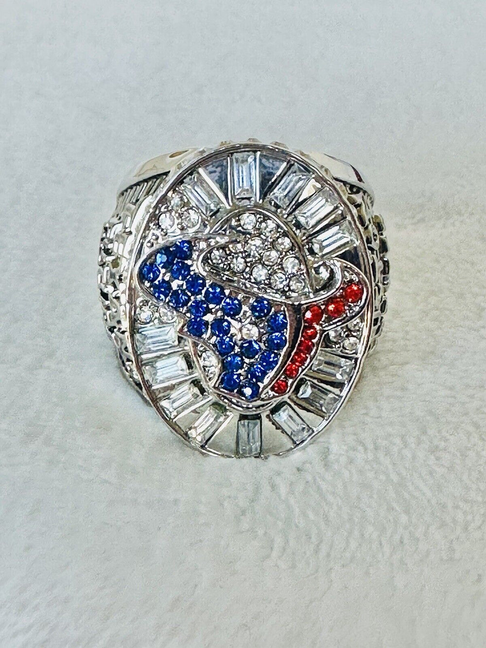 HOUSTON TEXANS Football Collectible Souvenir Ring W Box, US SHIP - EB Sports Champion's Cache