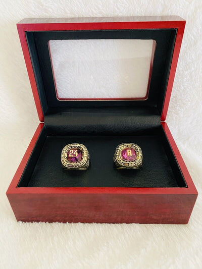 2 Pcs Los Angeles Lakers Kobe Bryant Hall Of Fame Ring Set W Case,  SHIP - EB Sports Champion's Cache