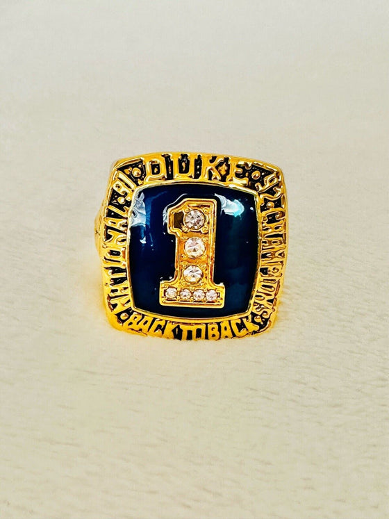 1992 Duke Blue Devils National Champions Basketball Ring, US SHIP Coach K