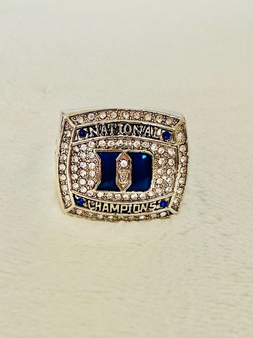 2015 Duke Blue Devils National Championship Ring W Box, US SHIP Coach K - EB Sports Champion's Cache