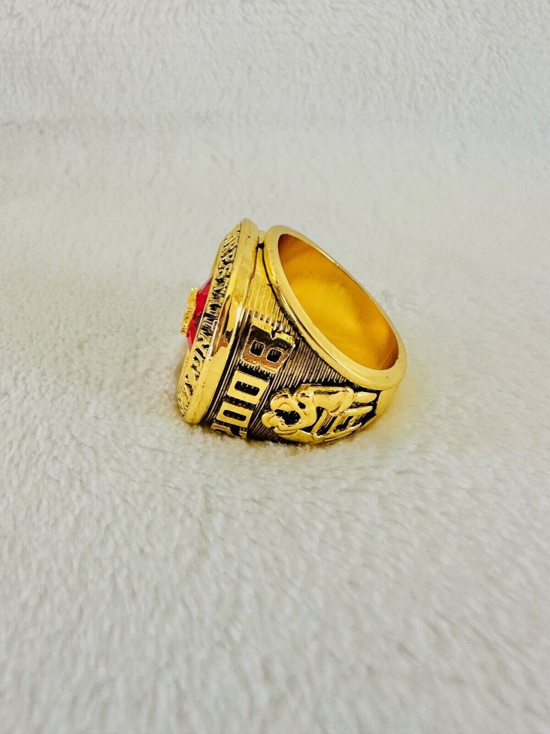 2008 WWE World Wrestling Hall Of Fame Championship Ring W Box,  SHIP - EB Sports Champion's Cache