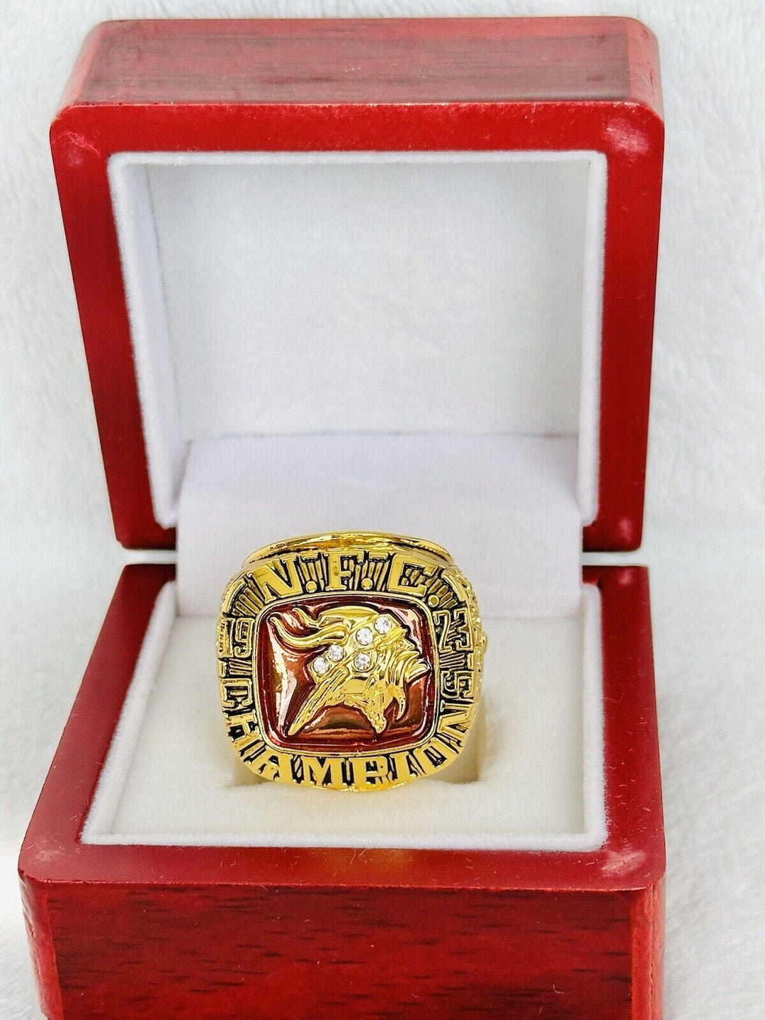 1973 Minnesota Vikings NFC Championship Ring, W Box, US SHIP - EB Sports Champion's Cache