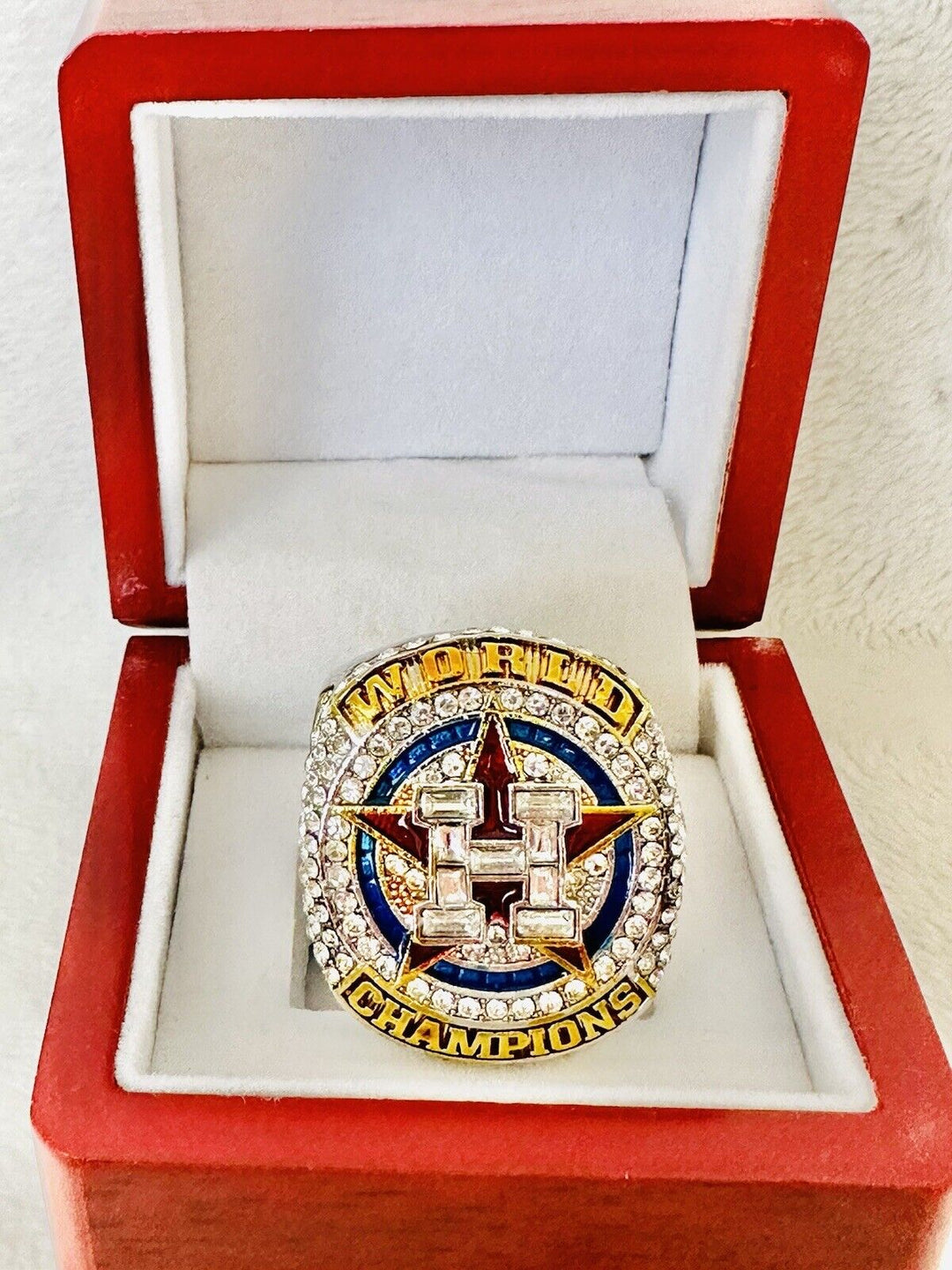 2022 HOUSTON ASTROS CHAMPIONSHIP Ring W Box,  SHIP - EB Sports Champion's Cache