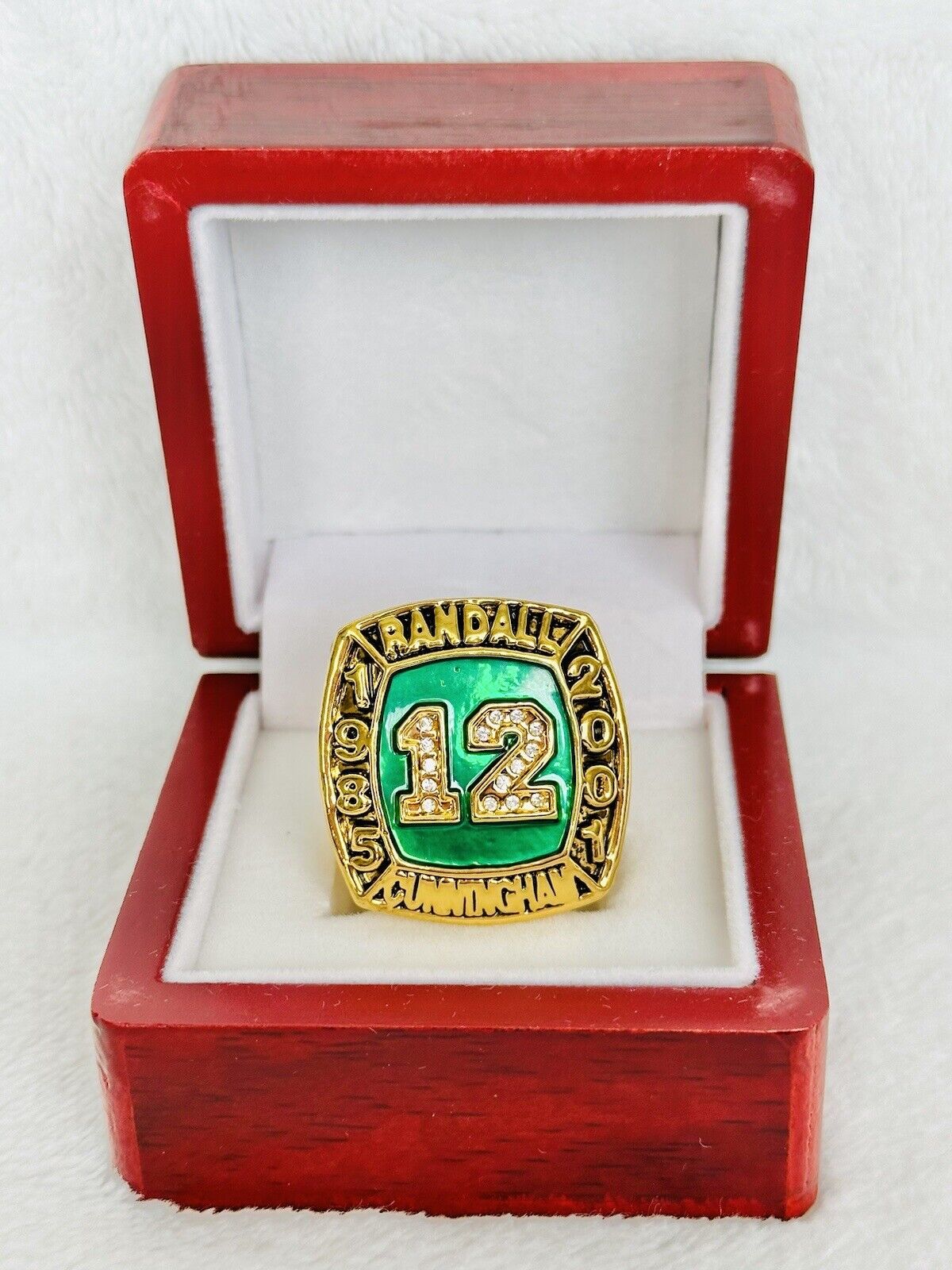 Philadelphia Eagles Randall Cunningham HOF Ring W Box, USA Seller - EB Sports Champion's Cache