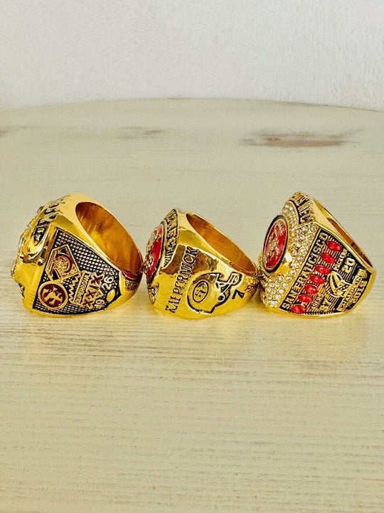 7 San Francisco 49ers Ultimate Collection Ring Set W, US SHIP - EB Sports Champion's Cache