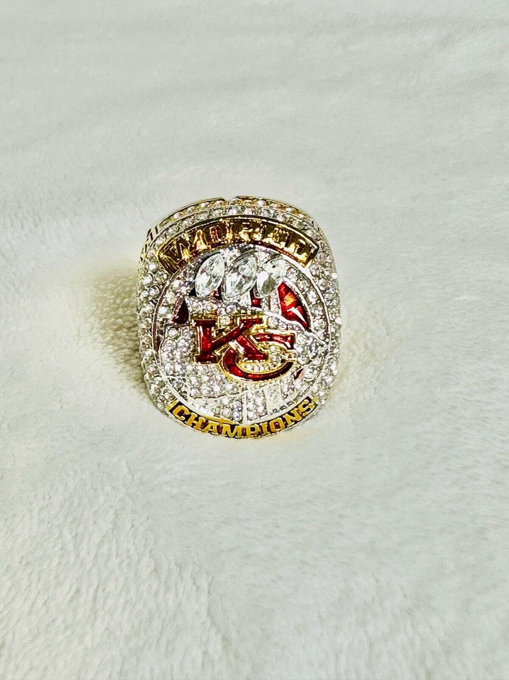 2023 Kansas City Chiefs Championship Ring W Box, Mahomes, US SHIP - EB Sports Champion's Cache