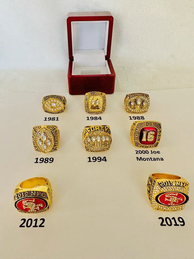 San Francisco 49ers Ring W Box, PICK YOUR RING, USA SHIP - EB Sports Champion's Cache