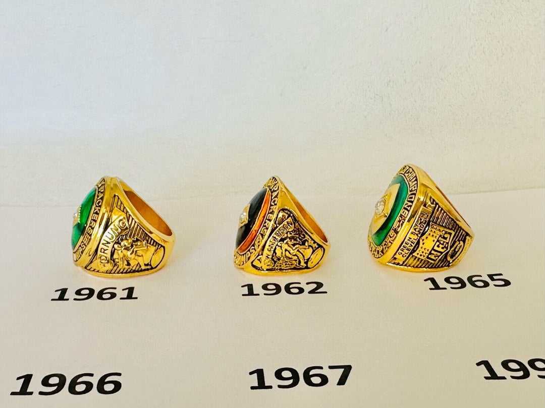 Green Bay Packers Championship Replica Ring W Box, US SHIP, PICK YOUR RING!!!! - EB Sports Champion's Cache