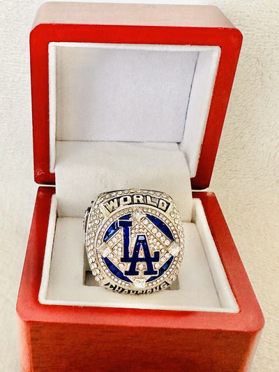 2020 LA Dodgers World Series Championship Ring W Box,  SHIP - EB Sports Champion's Cache