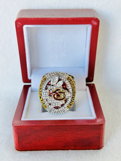 2019 Chiefs Ring Kansas City Chiefs Championship Ring W Box, Mahomes, US SHIP - EB Sports Champion's Cache