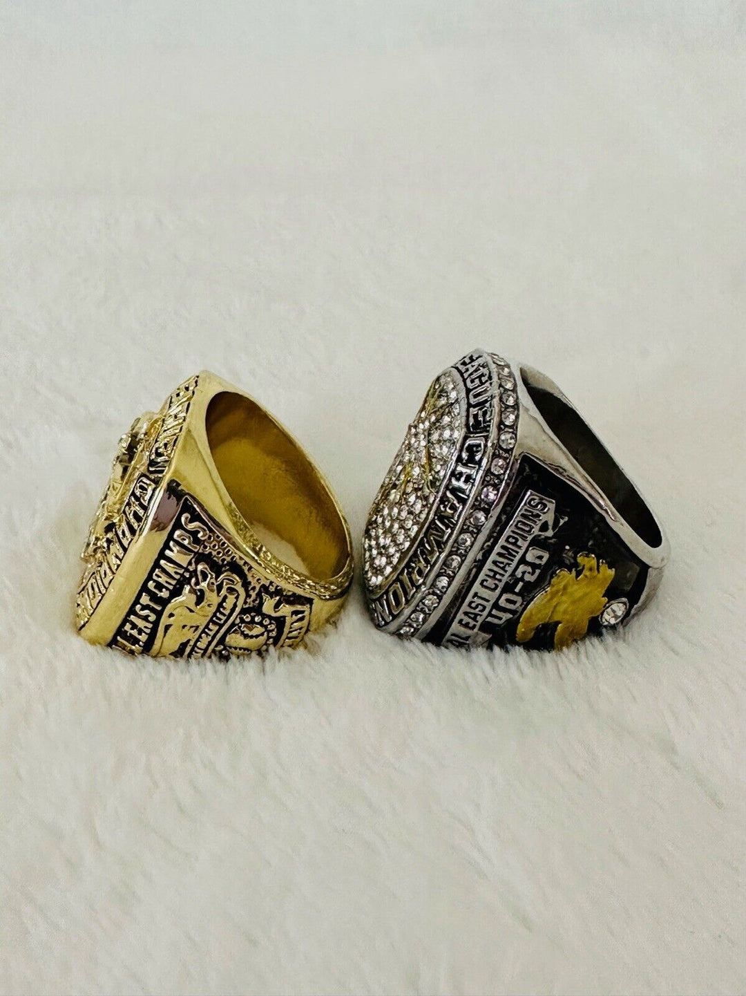 2 PCS Tampa Bay Rays AL Championship Ring Set  SHIP 2008/2020 - EB Sports Champion's Cache