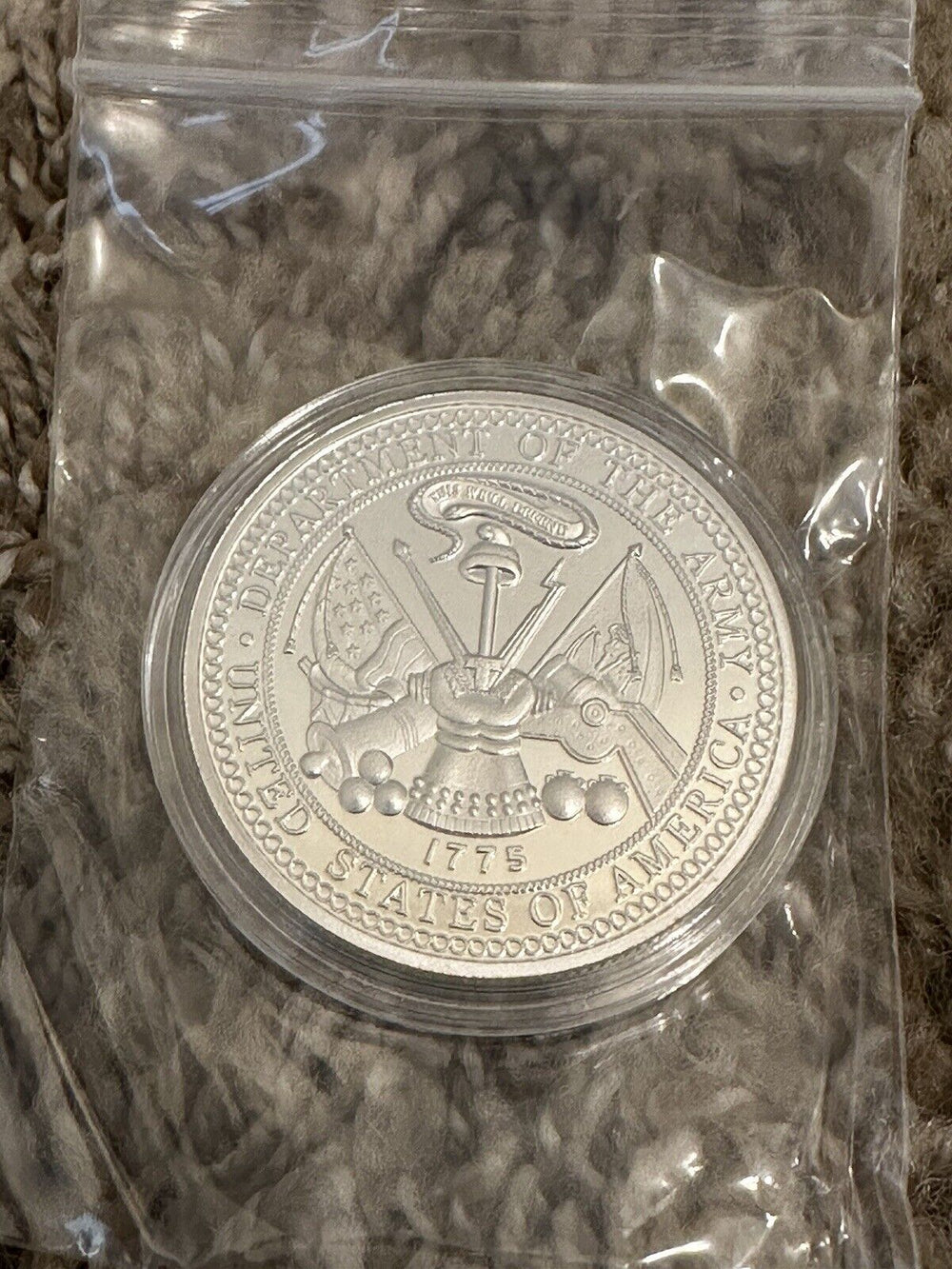 Army Special Forces De Oppresso Liber Airborne 1 oz Silver Challenge Coin - EB Sports Champion's Cache