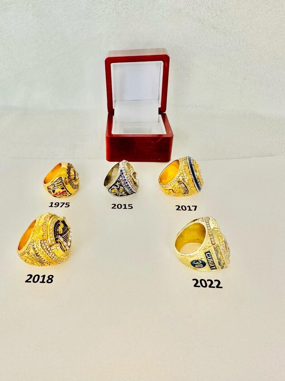 Golden State Warriors NBA Championship Rings W Box,  SHIP PICK YOUR RING!!! - EB Sports Champion's Cache