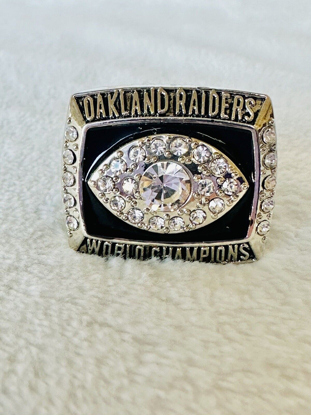 1976 Oakland Raiders Replica Championship Ring W Box, US SHIP - EB Sports Champion's Cache