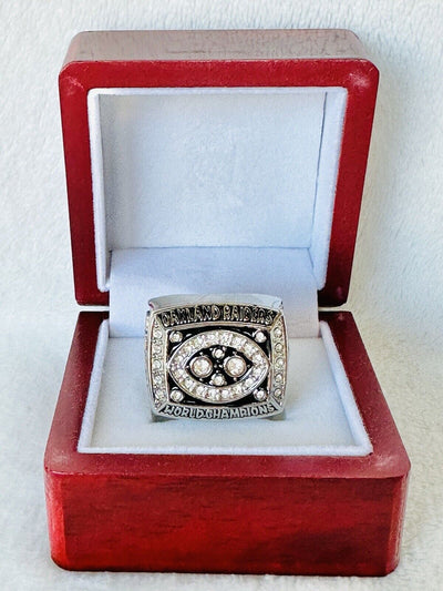 1980 Oakland Raiders Replica Championship Ring W Box, US SHIP - EB Sports Champion's Cache