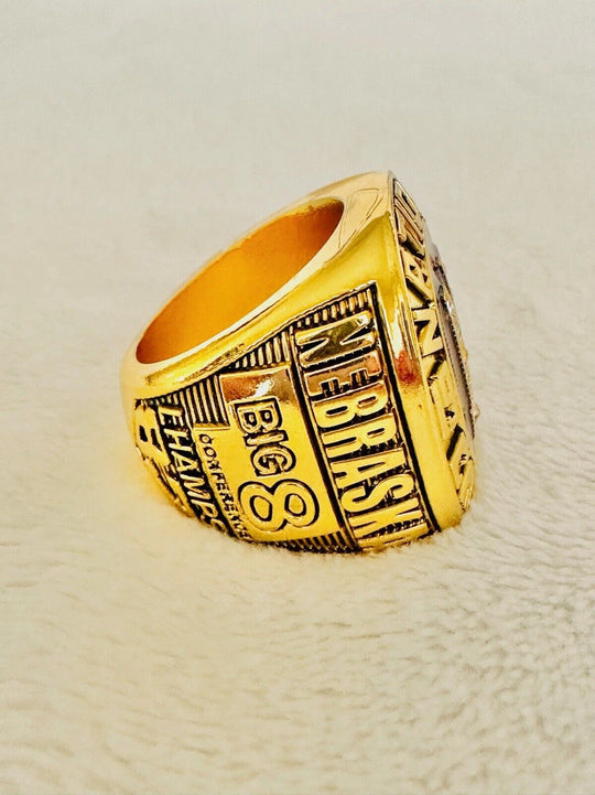 1983 Nebraska Cornhuskers 18k GP Brass Championship Ring W Box, US SHIP - EB Sports Champion's Cache