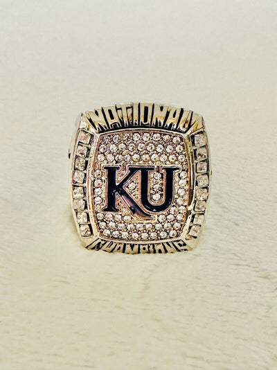 2008 Kansas Jayhawks Basketball National Championship Ring, US SHIP - EB Sports Champion's Cache