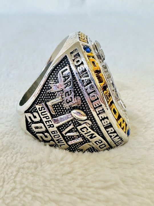 2021 LA Rams Championship Ring, Donald, US SHIP - EB Sports Champion's Cache