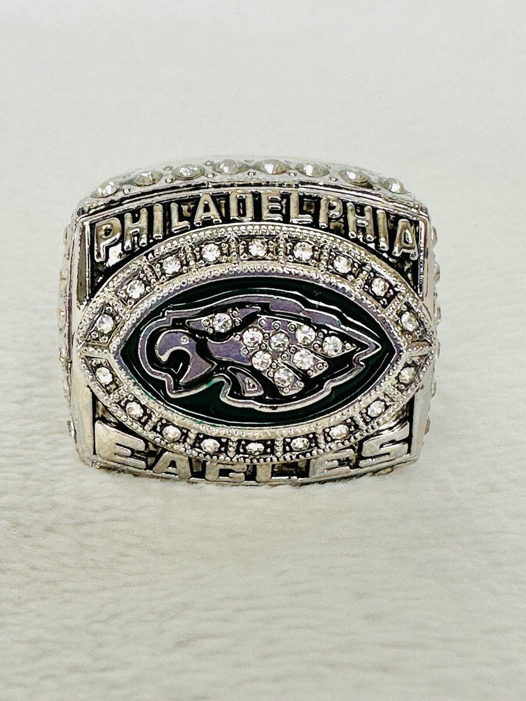 Philadelphia Eagles 2004 NFC Championship Ring W Box, USA Seller - EB Sports Champion's Cache