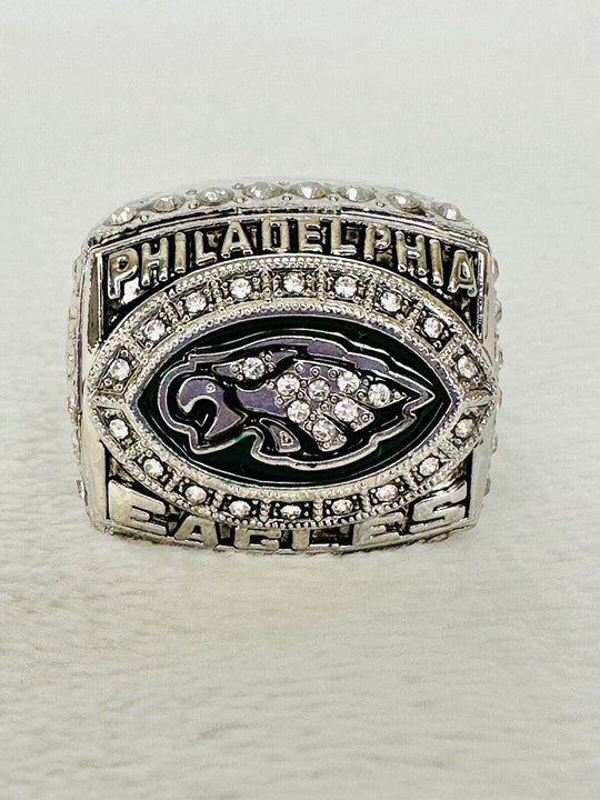 Philadelphia Eagles 2004 NFC Championship Ring W Box, USA Seller - EB Sports Champion's Cache