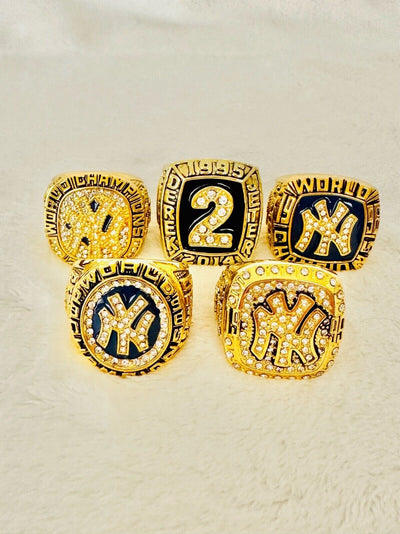 5 PCS NEW YORK Yankees Derek Jeter Champions Ring Set, US SHIP - EB Sports Champion's Cache