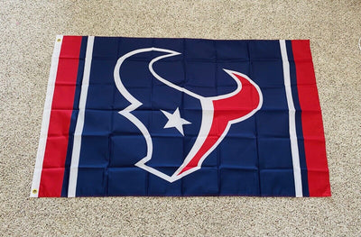 HOUSTON TEXANS 3'X5' FLAG BANNER ***100% Full Color On Both Sides Of Flag*** - EB Sports Champion's Cache