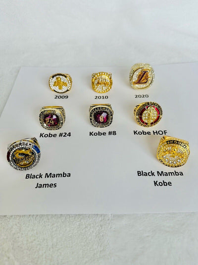 Los Angeles Lakers NBA Championship Ring, USA SHIP Kobe / James PICK YOUR RING!! - EB Sports Champion's Cache