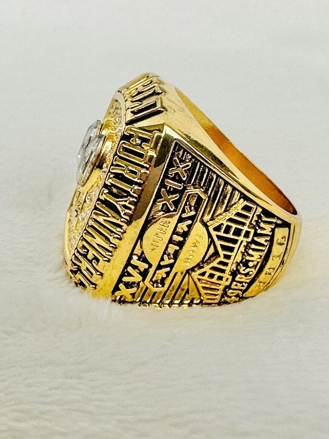 1984 San Francisco 49ers JOE MONTANA Ring W Box Championship, USA SHIP - EB Sports Champion's Cache