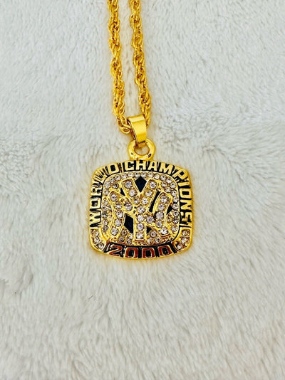 2000 NEW YORK Yankees World Series Championship Pendant Necklace,  SHIP - EB Sports Champion's Cache