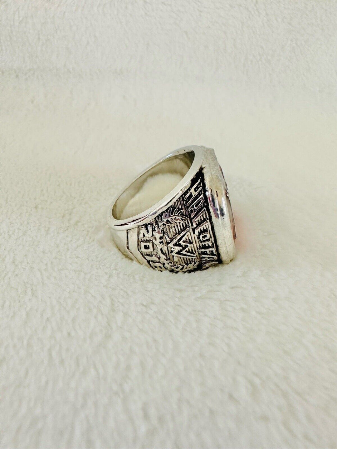 2018 Red WWE World Wrestling Hall Of Fame Championship Ring W Box,  SHIP - EB Sports Champion's Cache