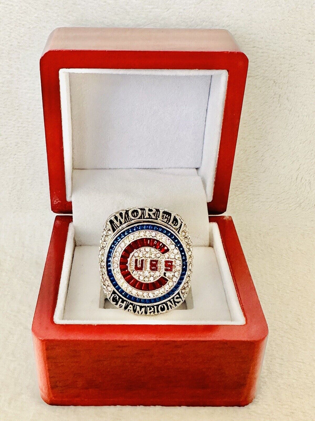 2016 Chicago Cubs World Series Championship Ring W Box,  SHIP Rizzo - EB Sports Champion's Cache