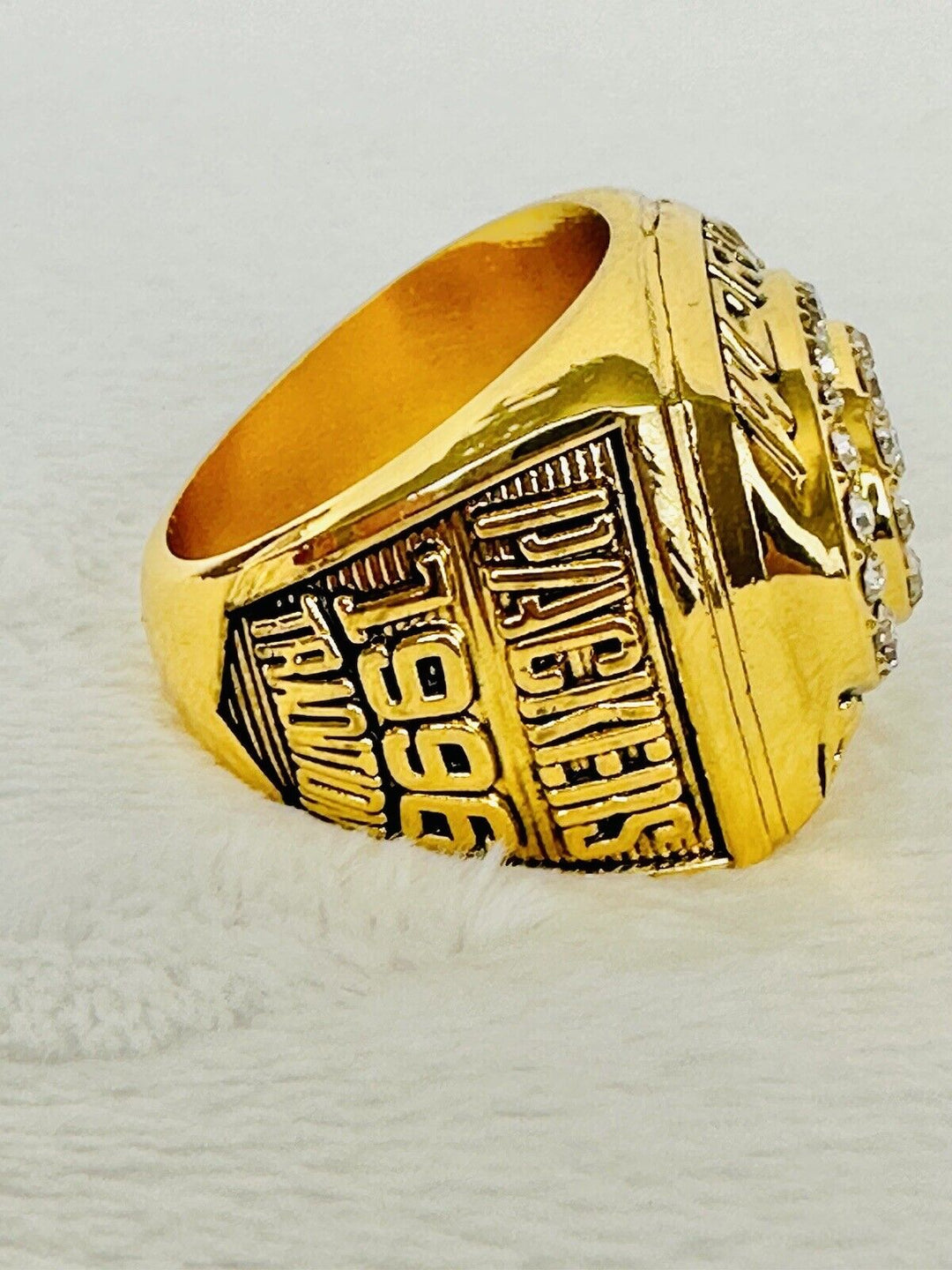 1996 Green Bay Packers Championship Replica Ring W Box, Favre, US SHIP - EB Sports Champion's Cache