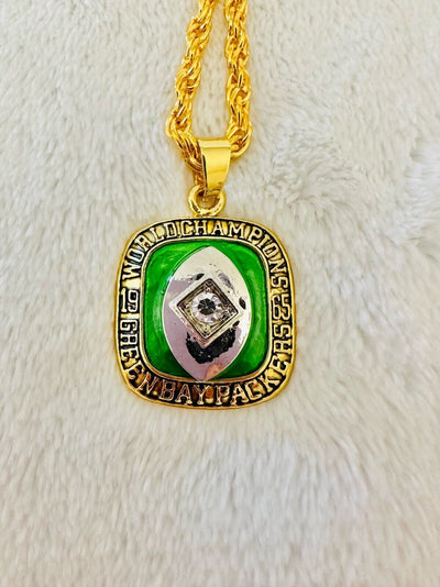 1965 Green Bay Packers Championship Pendant Necklace, US SHIP - EB Sports Champion's Cache