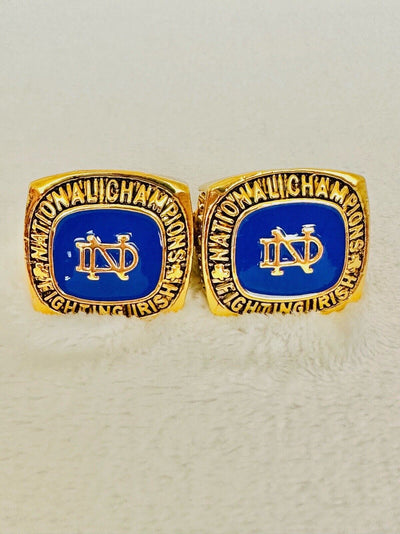 2 PCS Notre Dame Championship Display fan Ring, US SHIP 1946/47 - EB Sports Champion's Cache