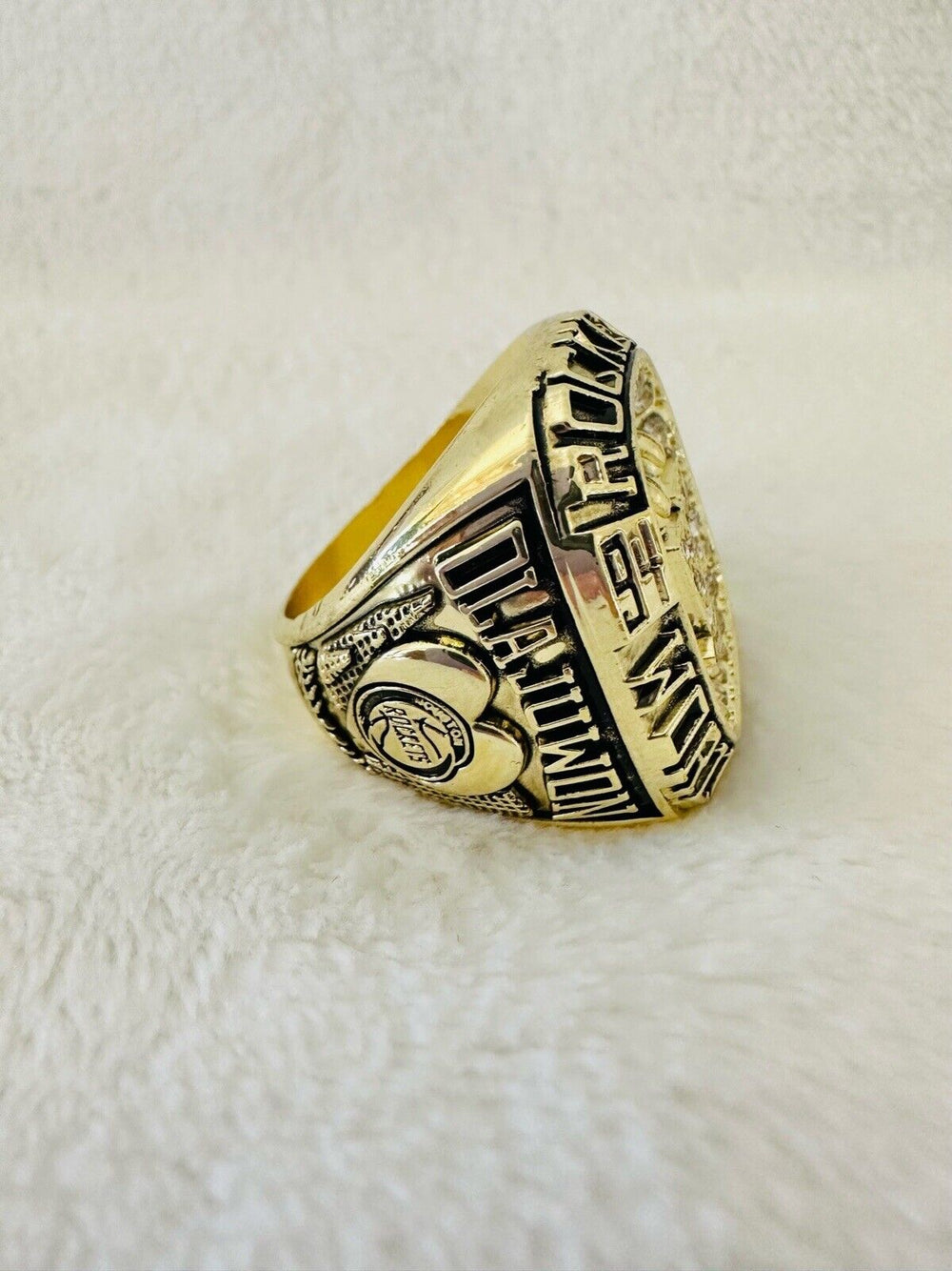 1995 Houston Rockets NBA Championship Replica Ring,  SHIP - EB Sports Champion's Cache