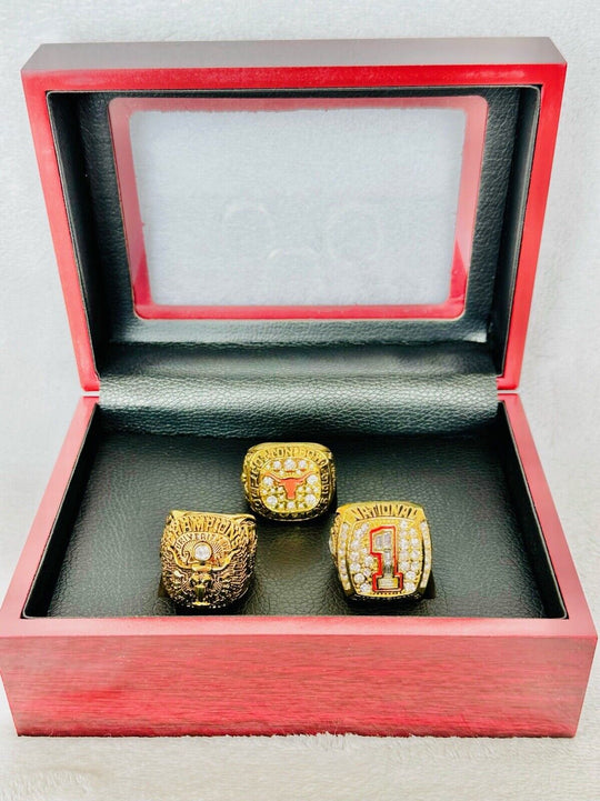 3 PCS University Of Texas LONGHORNS Championship Ring Set W Box, US SHIP - EB Sports Champion's Cache