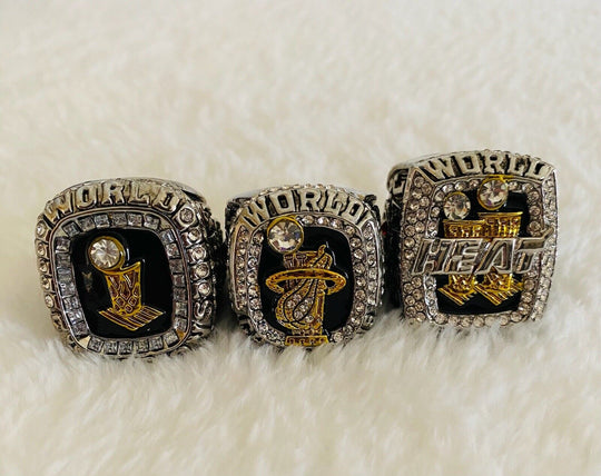 3 PCS Miami Heat Championship Complete Ring Set,  SHIP - EB Sports Champion's Cache