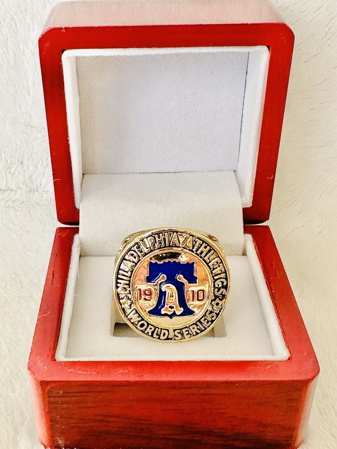 1910 Philadelphia Athletics World Series Championship Ring W Box,  SHIP - EB Sports Champion's Cache