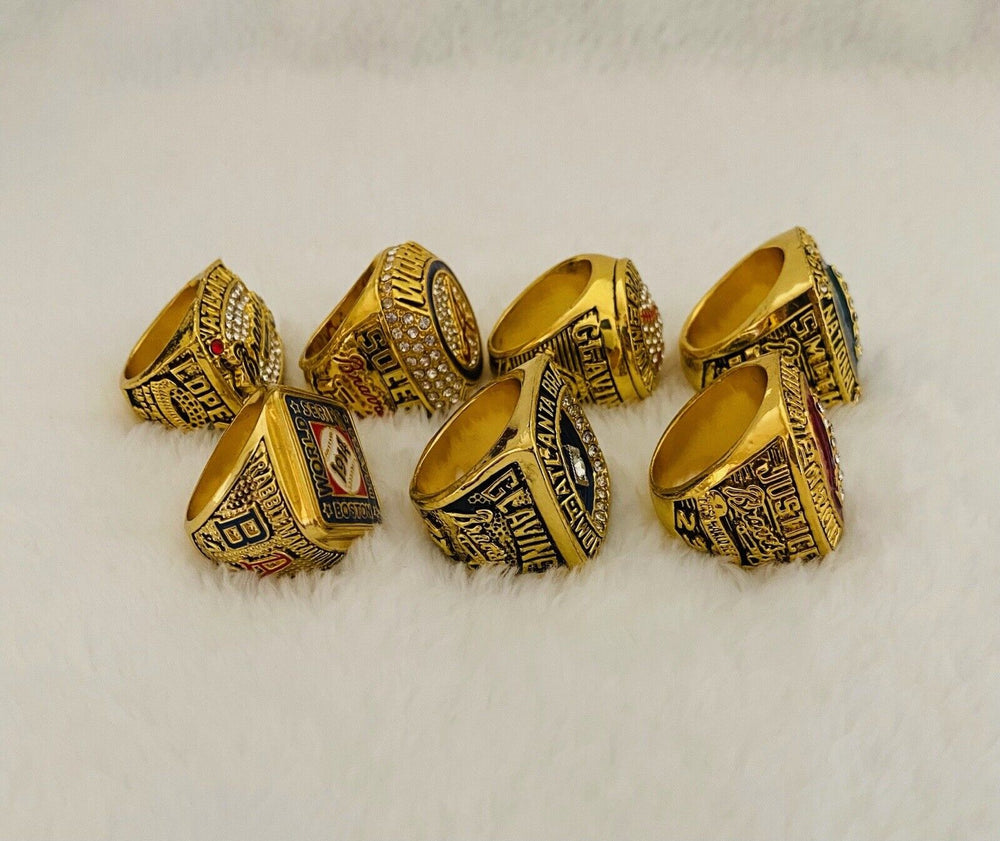 7 PCS Atlanta Braves MLB National Series Champion Ring SET, US SHIP - EB Sports Champion's Cache