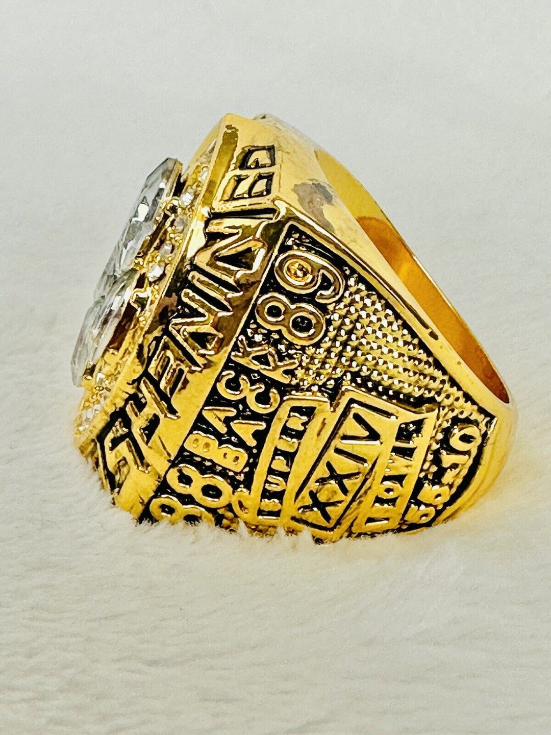 1989 San Francisco 49ers JOE MONTANA Ring - Super Bowl Championship, USA SHIP - EB Sports Champion's Cache