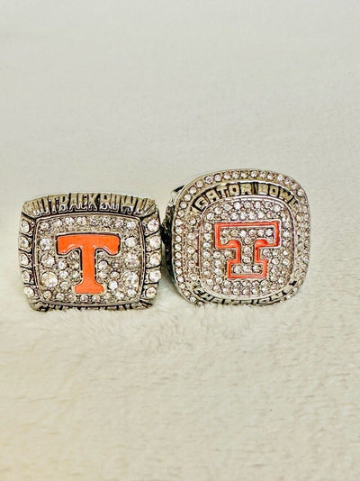 2 PCS Tennessee Volunteers Championship Ring, Ship From US 2008/2015 - EB Sports Champion's Cache