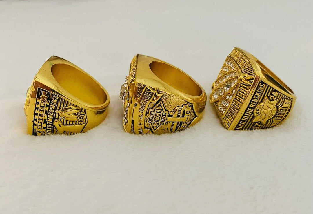 3 PCS Washington Redskins SUPER BOWL Ring SET,  SHIP - EB Sports Champion's Cache