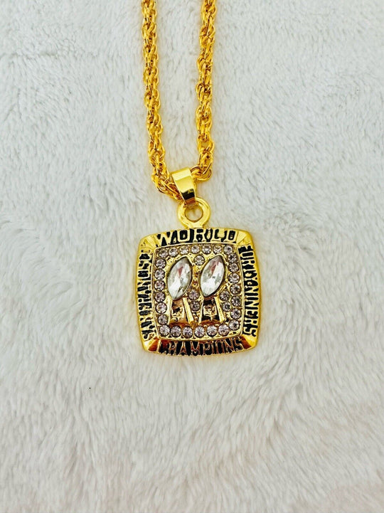 1984 San Francisco 49ers Pendant Necklace- Super Bowl Championship, USA SHIP - EB Sports Champion's Cache